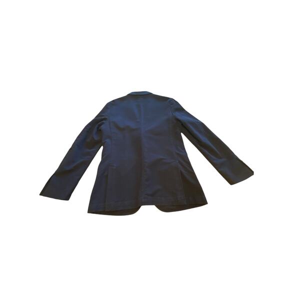 J Crew New York Blazer Sportcoat 99% Cotton, Men's Size 40 Navy Double Vent - Picture 3 of 16